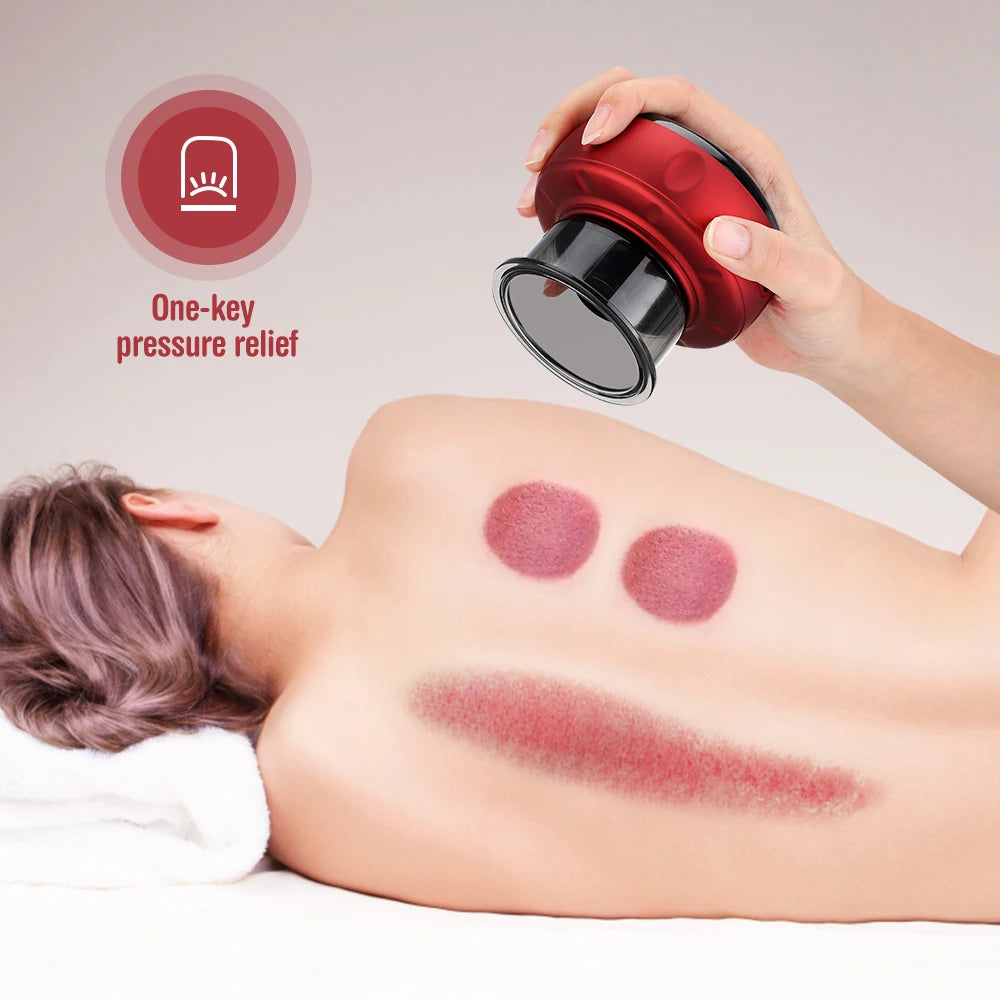 Smart Cupping Vacuum Massage Jars Heating Electric Cupping Therapy for Body