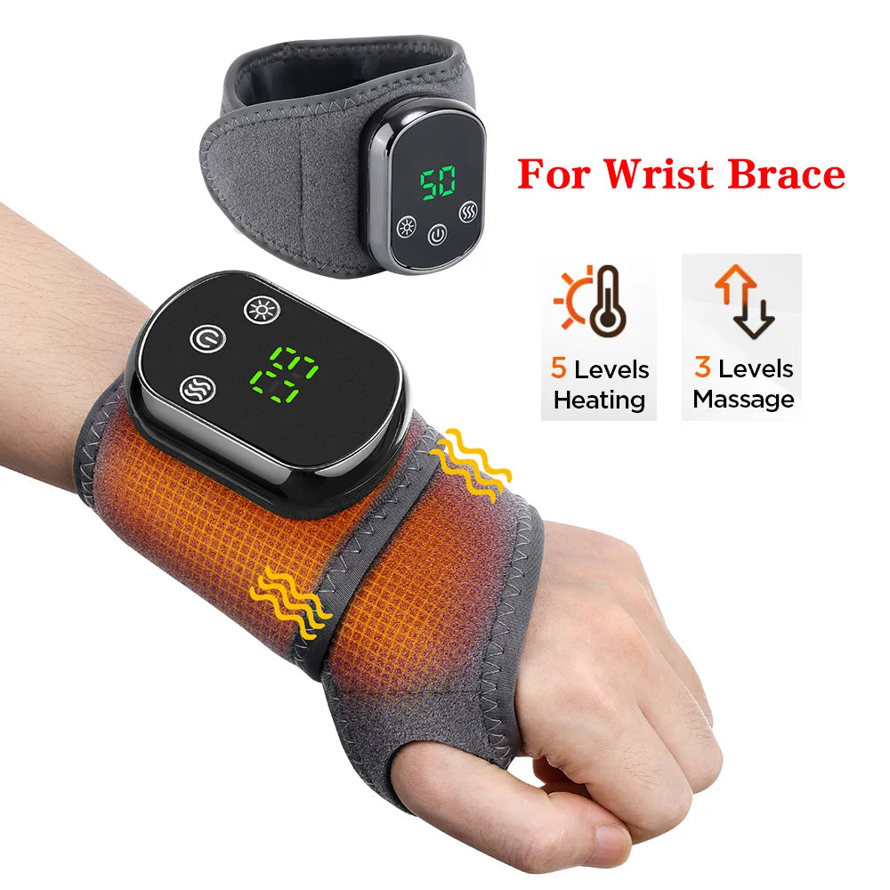Electric Heating Vibration Massage Wrist Brace Ankle Wrap