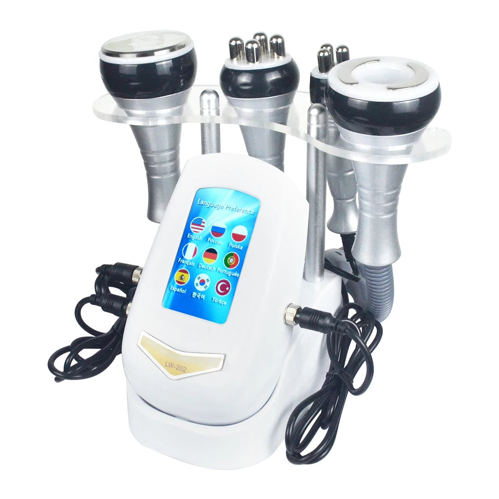 4 in 1 Vacuum Therapy Cavitation Body Slimming Machine Ultrasonic Massage