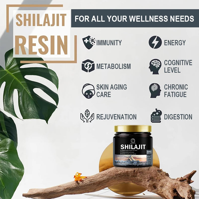 60g 100% Himalaya Pure Shilajit Resin Original Mineral Health Supplement Non-GMO