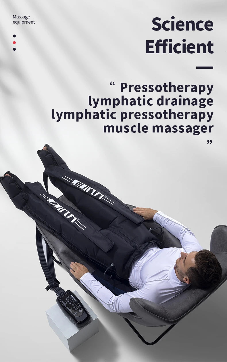 Air Compression Muscle Massager Leg Recovery Suit lymphatic Drainage