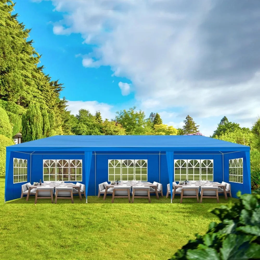 Party Tent with 8 Removable Sidewalls and 2 Doors