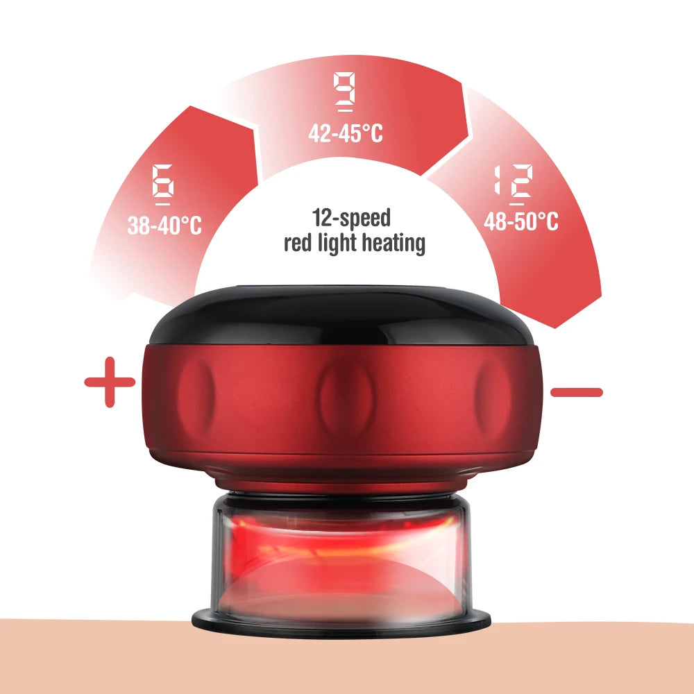 Smart Cupping Vacuum Massage Jars Heating Electric Cupping Therapy for Body