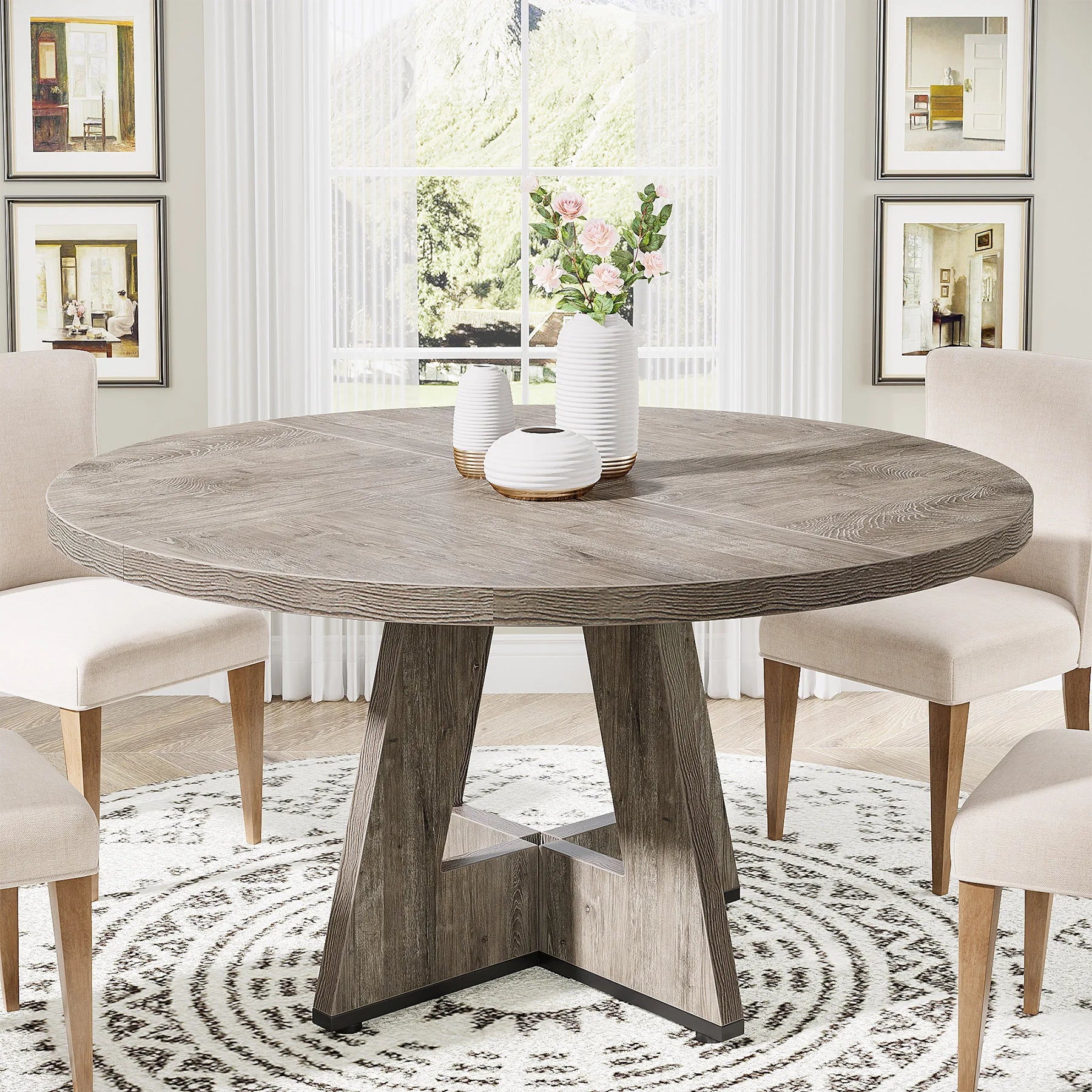 Round Dining Table Small Dinner Table