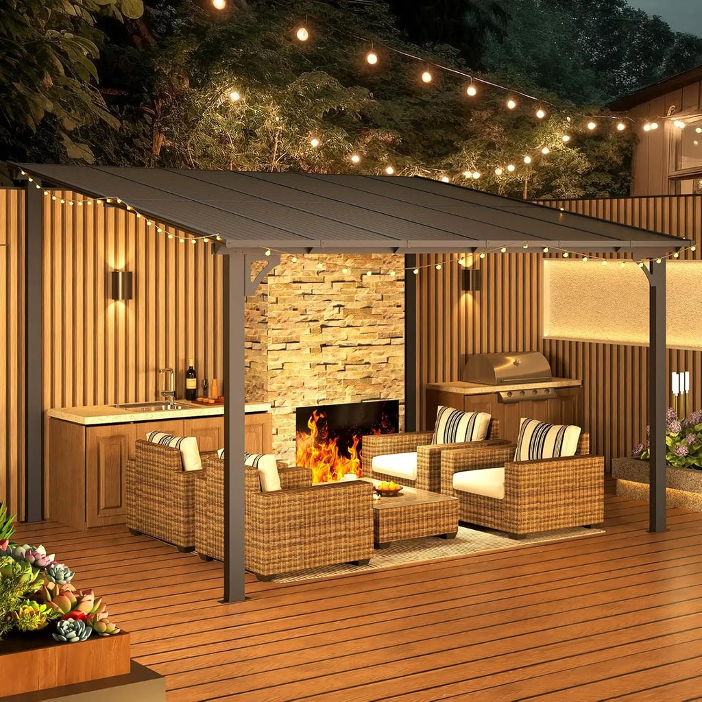 Hard Top Gazebo Canopy Awnings for Deck