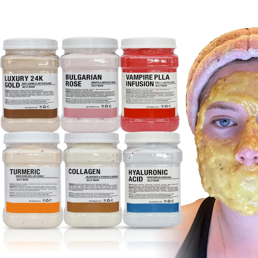 6pc Jelly Mask Powder Facial Skin Care